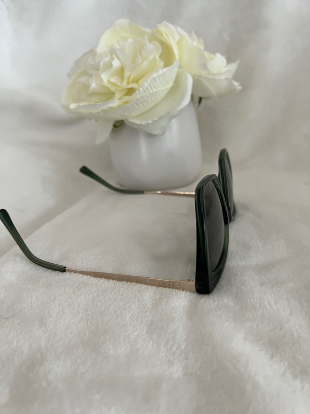 Dark Green Cat Eye Sunglasses - Women Accessories - Picture 3 of 7